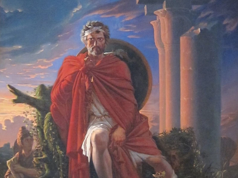 1782-Pierre-Nolasque Bergeret - Mario medita sulle rovine di Cartagine - Dayton Art Institute